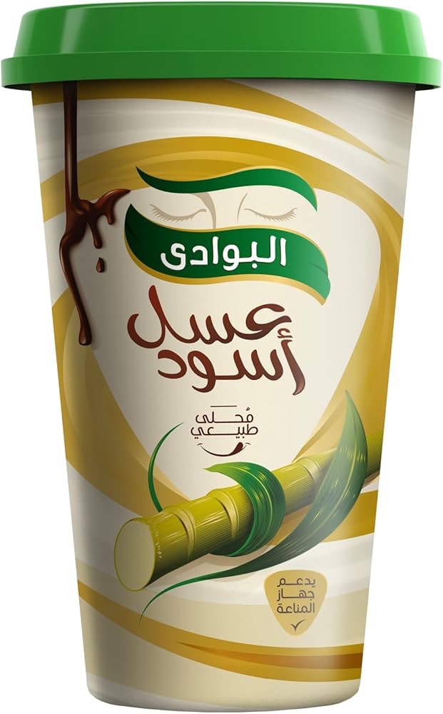 البوادي عسل اسود - 355 جرام