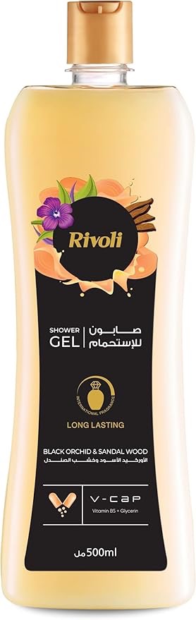 ريفولي شاور جيل الاوركيد الاسود و خشب الصندل