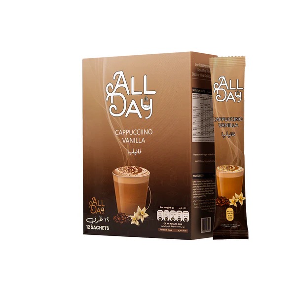 All day كابتشينو فانيليا