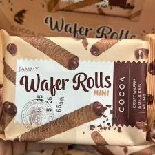 Water rolls mini crispy wafer