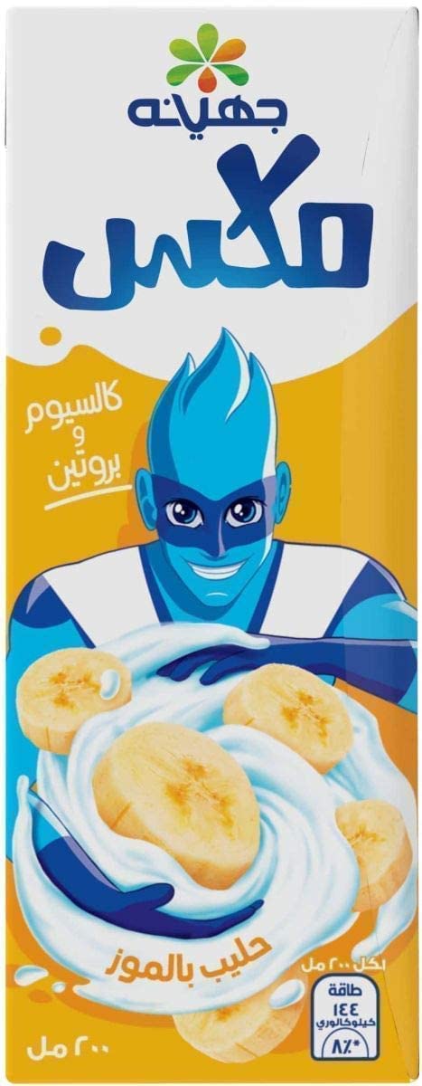 جهينه حليب مكس موز - 200 مل