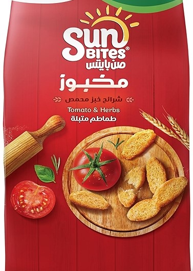 صن بايتس بطعم الطماطم المتبلة