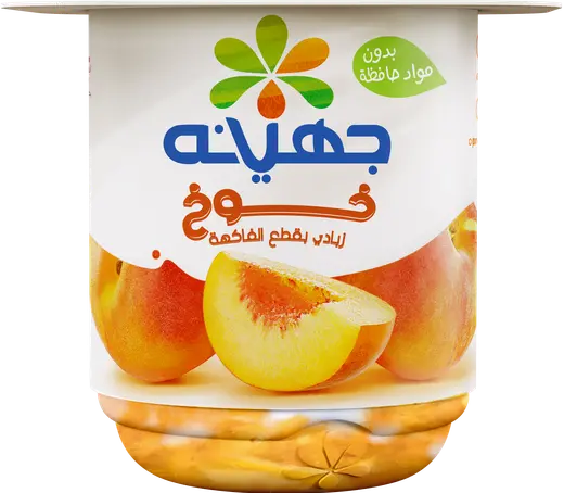 جهينه زبادي بقطع الخوخ