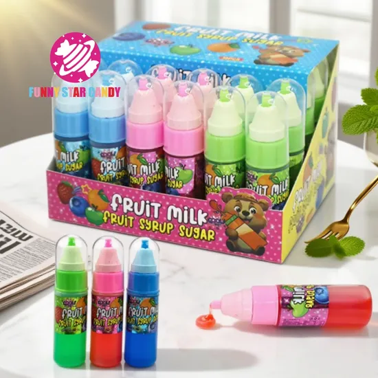 Fruit milk syrup suger