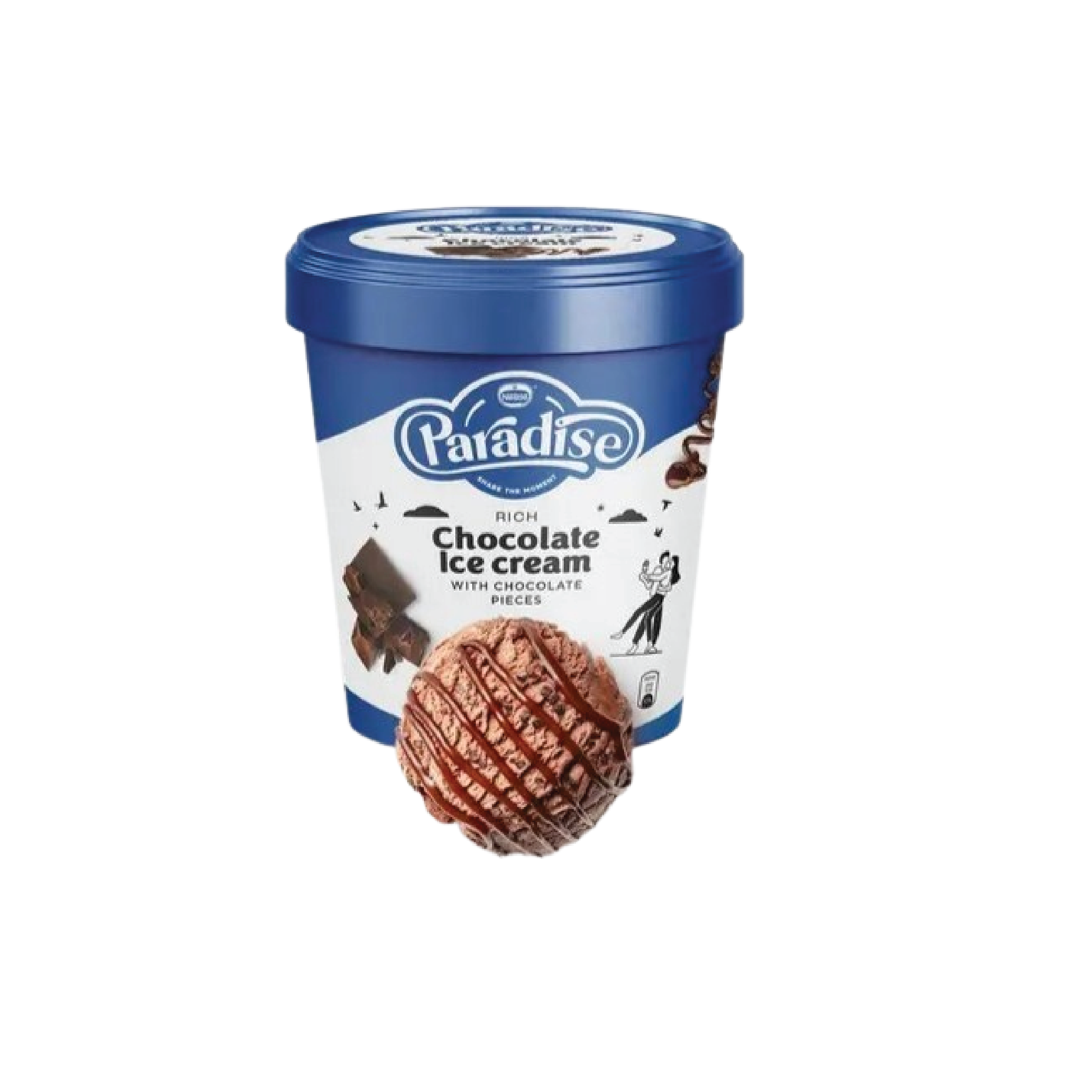 paradise ice cream chocolate