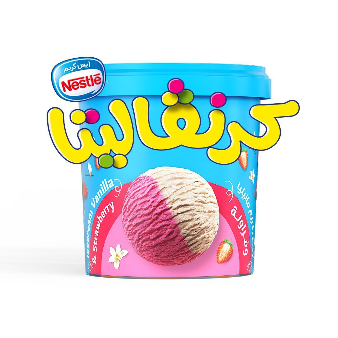 كوب كرنفاليتا فانيليا و فراولة كبير